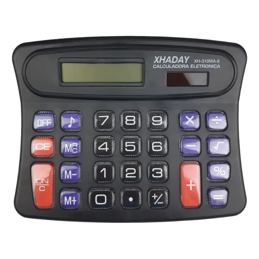 Calculadora Eletrônica De Mesa 8 Dígitos