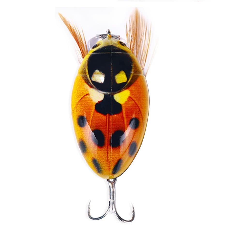 1 Peça Isca De Insetos Biônica Iscas De Pesca Dura De Água Superior 3.8 Cm 4g