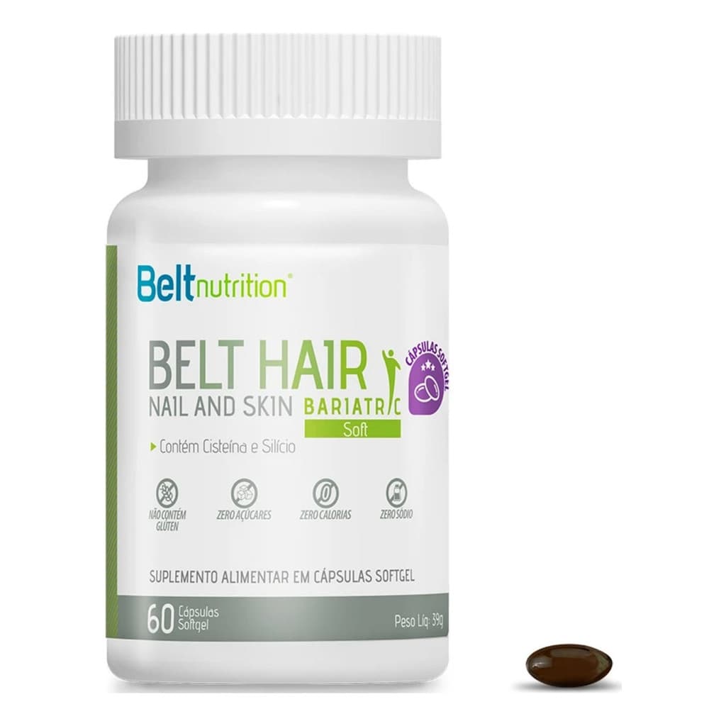 Belt Hair Nail And Skin Bariatric Soft Sabor Sem Sabor com Nf Soft Hair