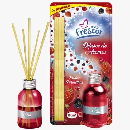 Difusor De Aroma Aromatizante 100ML Frutas Vermelhas Varetas