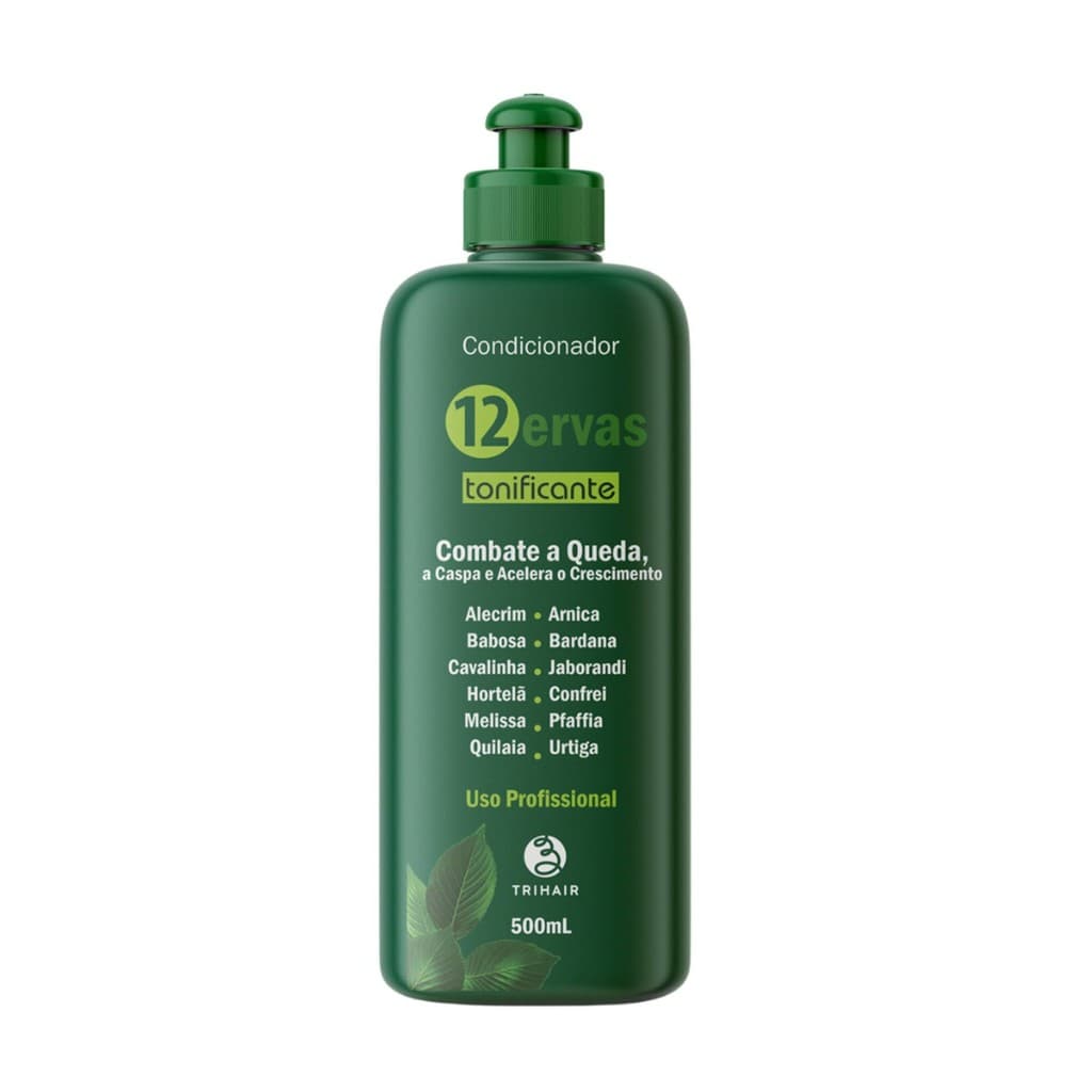 Condicionador  Cachos 12 Ervas Tonificante 500ml Trihair