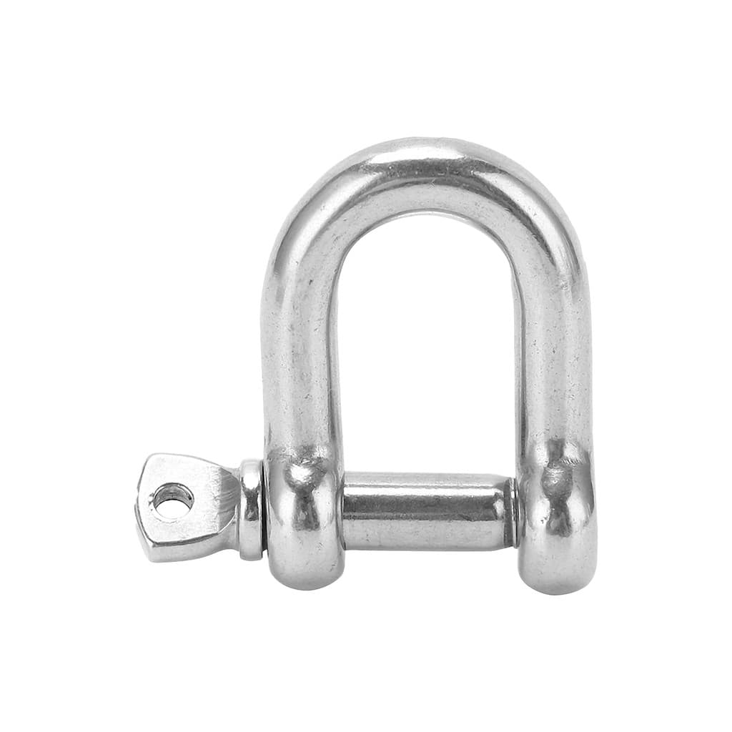 Manilha Reta 4mm em Aço Inox 316 Barco Lancha