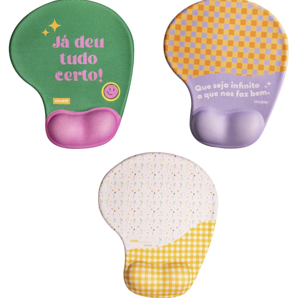 MousePad Ergonômico Estampas lindas