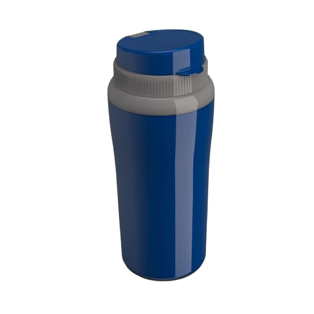 Copo Térmico Miami Azul Academia 650ml Parede Dupla Squeeze Café Água - Unitermi