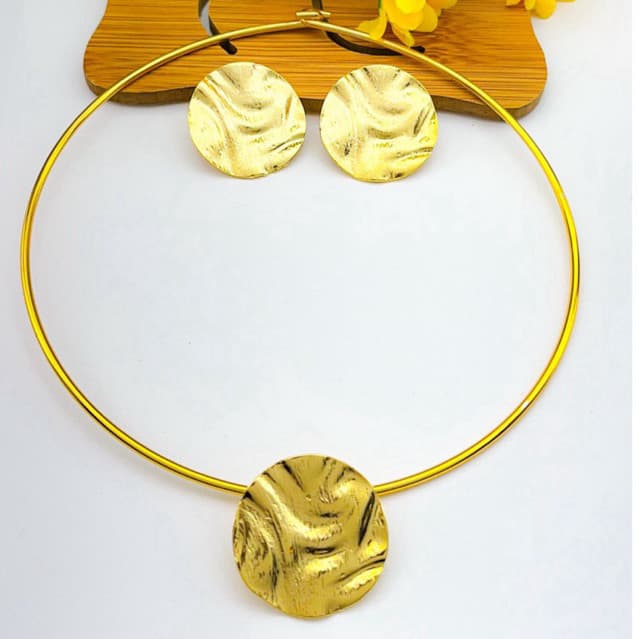 Choker Aro Colar e Brinco Da Moda Diversos Modelos