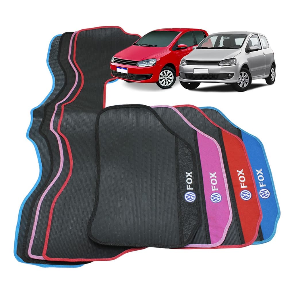 Tapete Personalizado 3 Peças Fox 2010 2011 2012 2013 2014