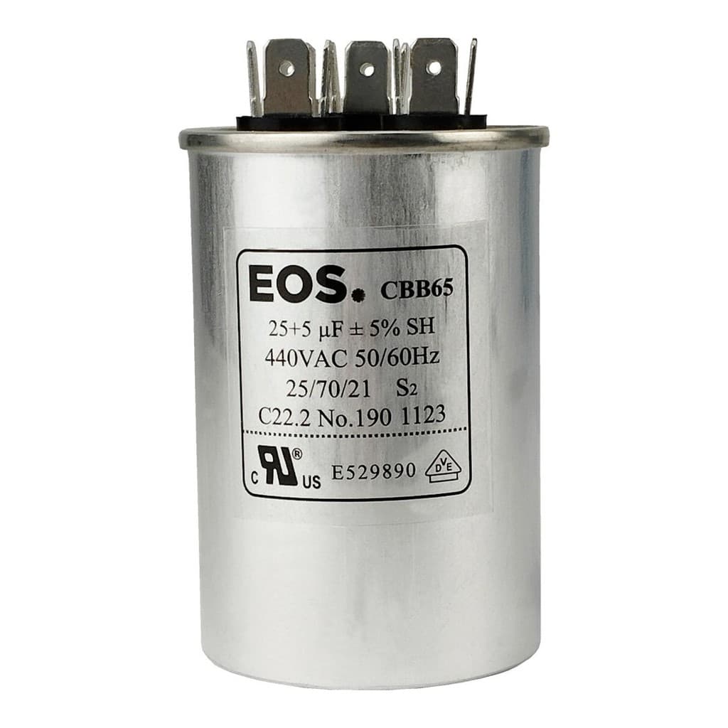 Capacitor 25 + 5uf 440v