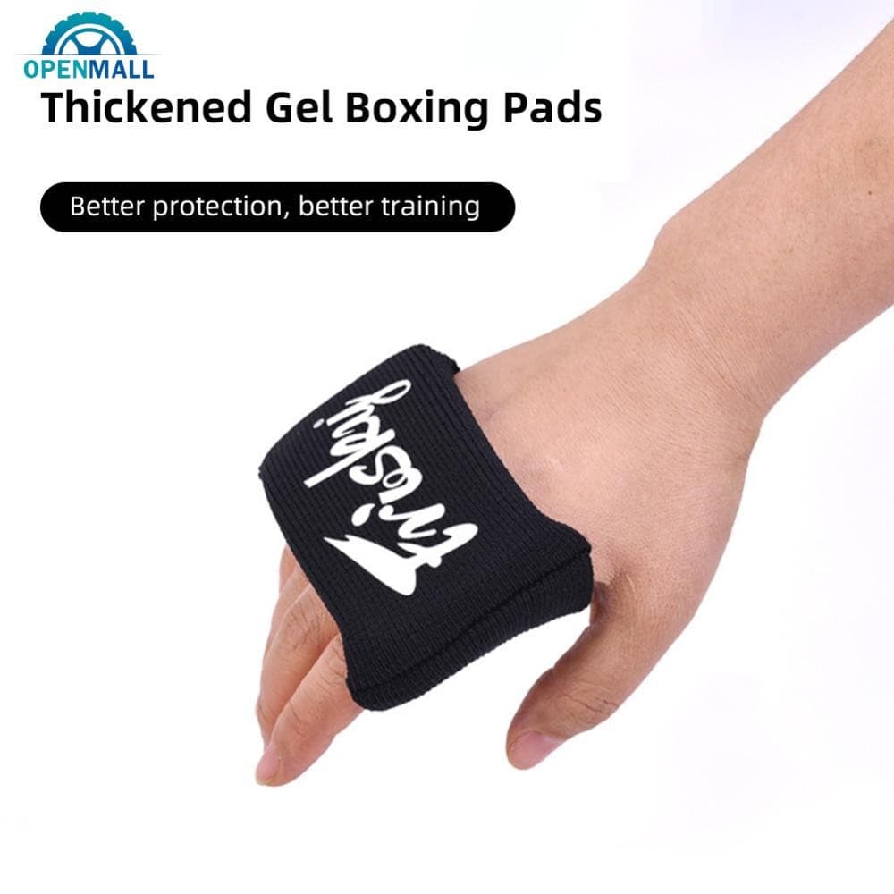 OPENMALL 1 Par De Almofadas De Mão Em Gel De Boxe Espessadas Protegem O Pico Do Punho Usado Com Alça Protege A Almofada