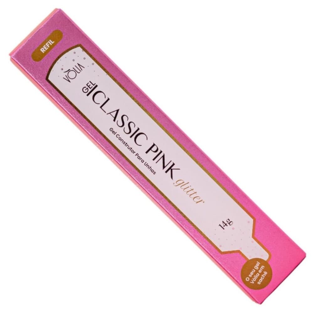 SACHE GEL CLASSIC GLITTER PINK 14g 17898721411034