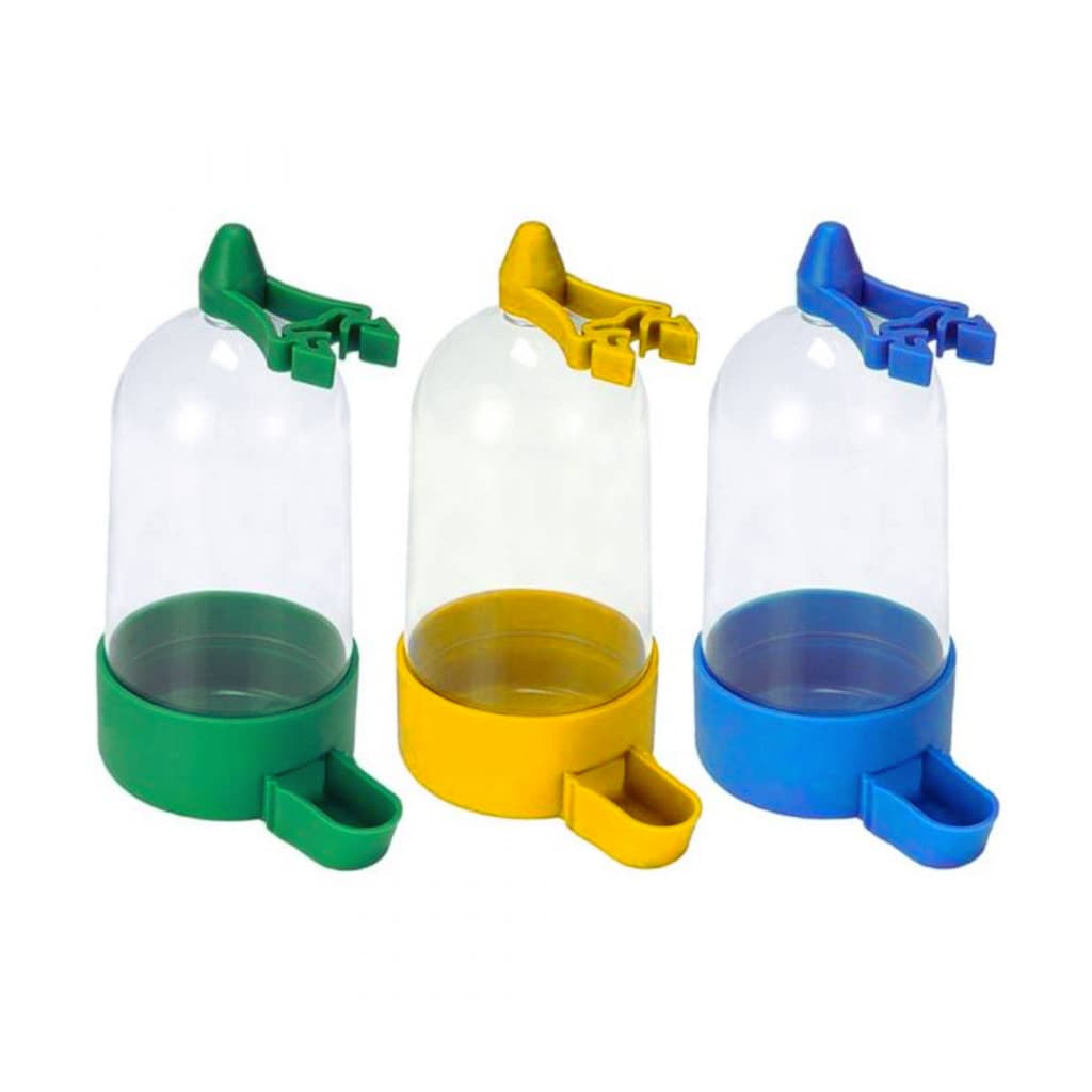 Kit 12 Bebedouros pássaros 250ml