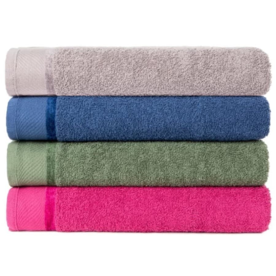 Kit 4 Toalhas De Banho 100% Algodão Banhão Gigante Luxo 75cm x 150cm