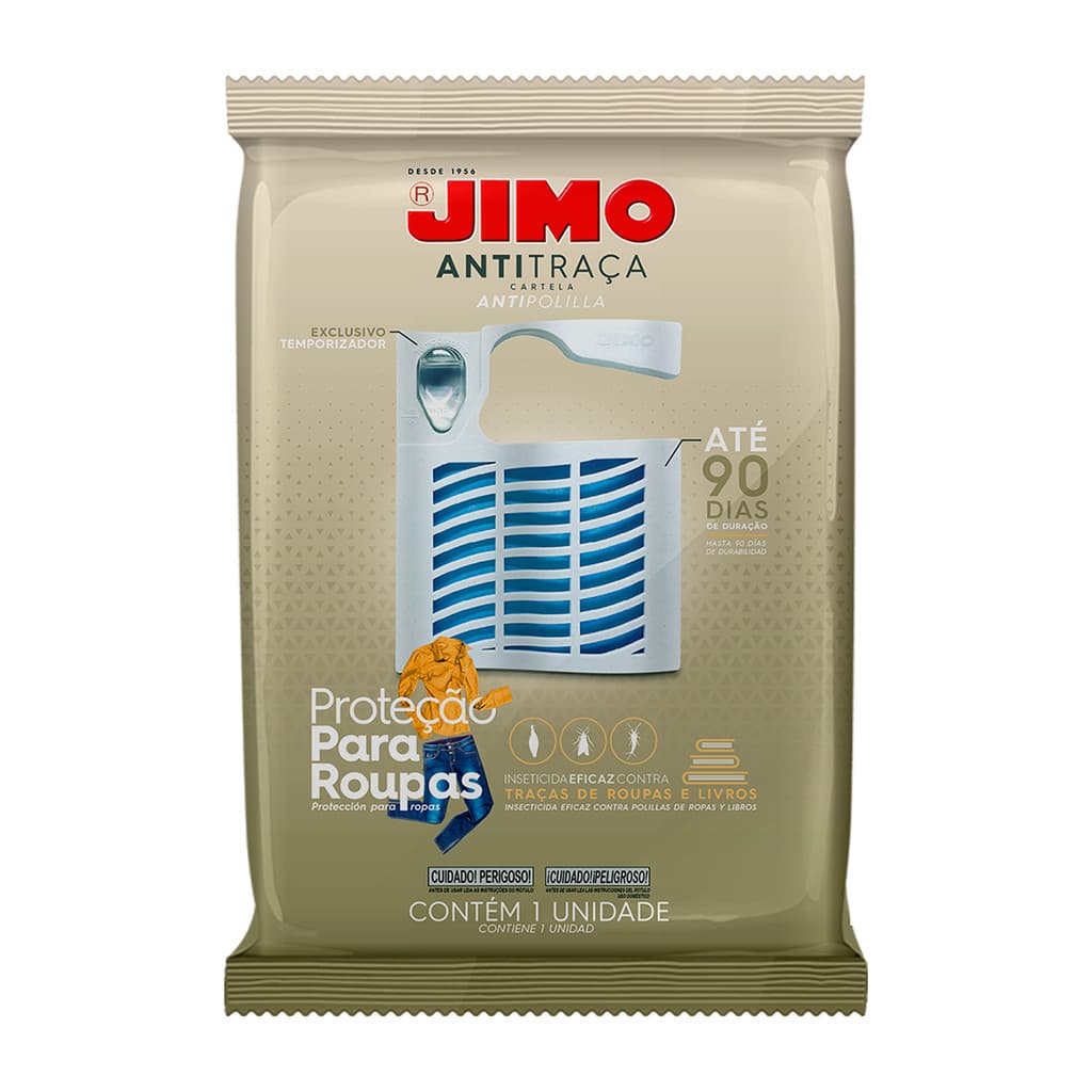 Jimo Anti Traça Cartela Suporte Tipo Cabide 1 Unidade