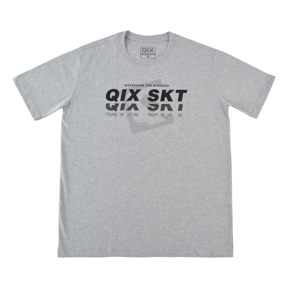 Camiseta Qix Three Dimensional Original Algodão Skate Plus Slim