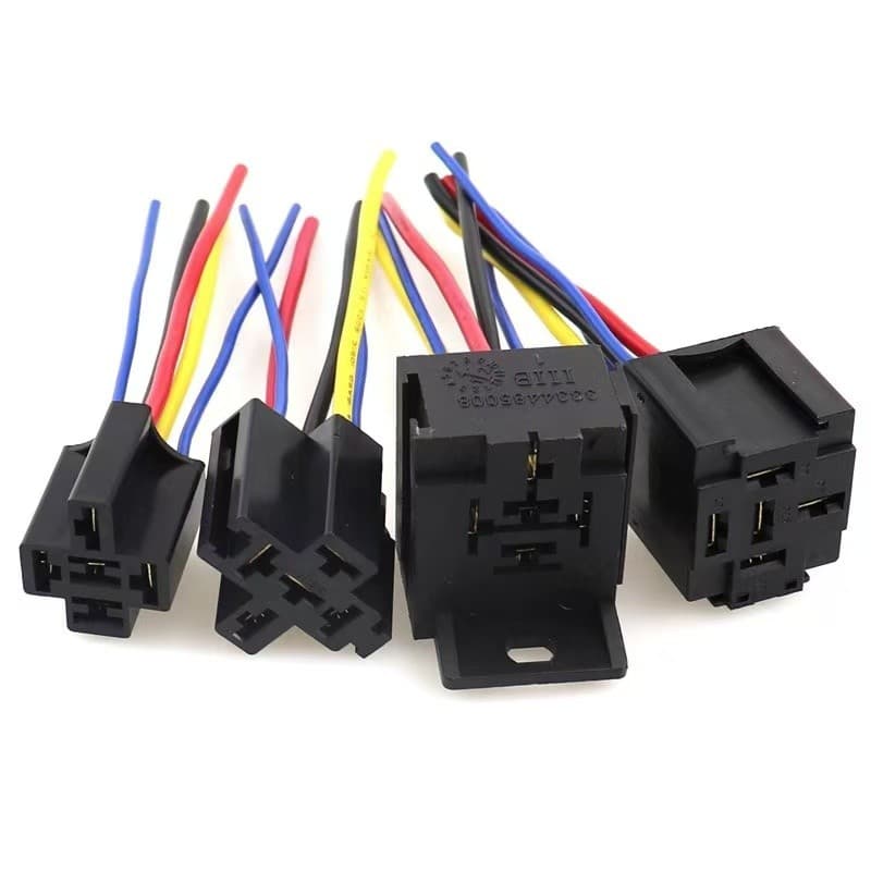 7059-6.3-21 Relé Automotivo/Base/De Alta Potência/Conector De Terminal De 5 Pinos