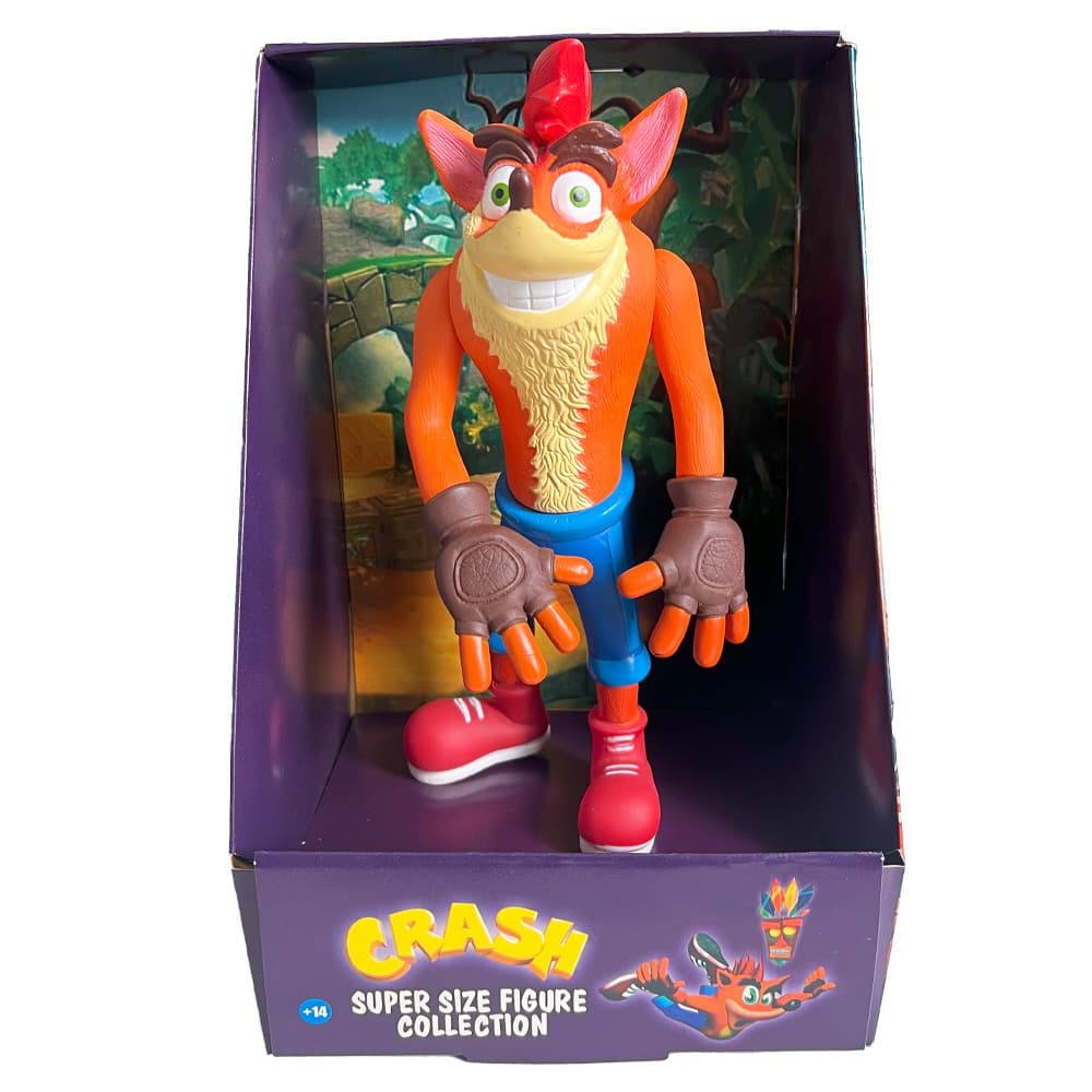 Boneco Crash Bandicoot Original Coleção 23 Cm