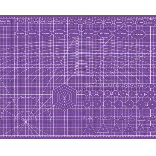 Base De Corte A2 60x45/45x30 Dupla Face Patchwork Artesanato Cores