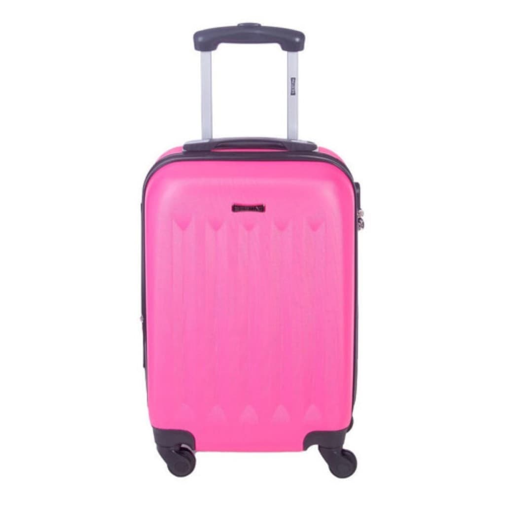 Malas Viagem Rodinhas Giratórias 360 De Bordo Rosa Chiclete