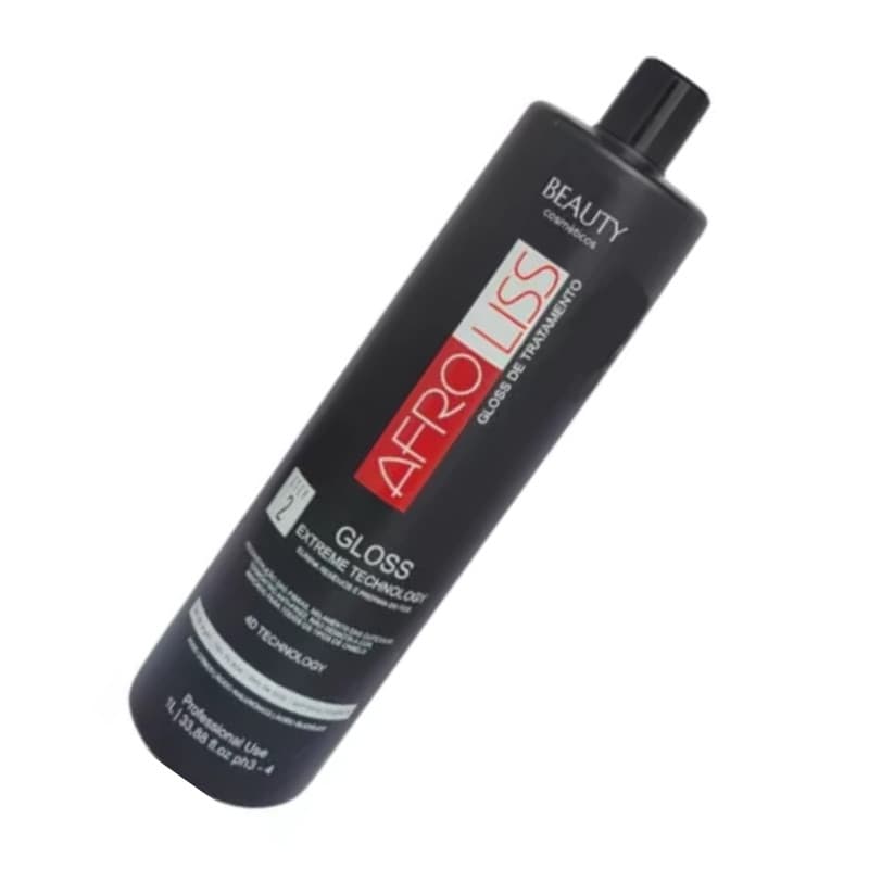 Escova Progressiva Definitiva Gloss Afro Liss Beauty 1L Profissional