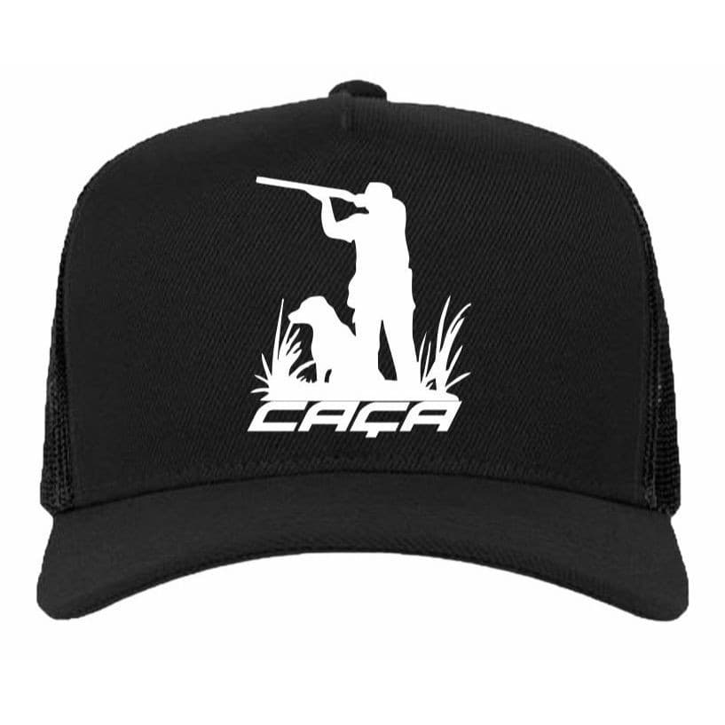 Boné com Estampa Caçador Pesca laser Truncker telinha R Distribuidora