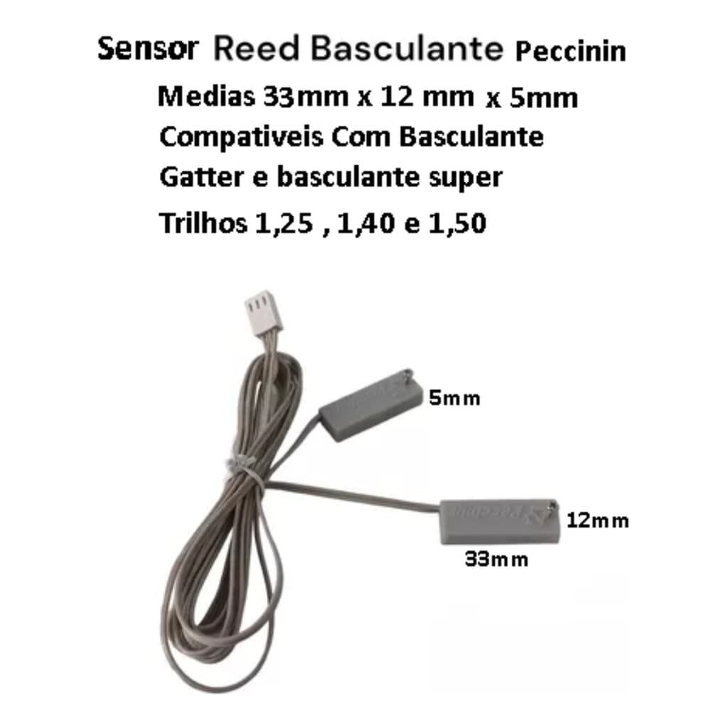 Sensor de fim de curso Peccinin Bv Gatter Largo 1,23cm