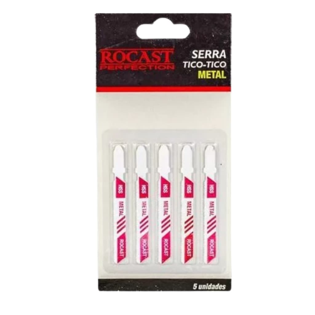LAMINA SERRA TICO TICO P/ METAL 75MM ENC. T (5 PCS) ROCAST