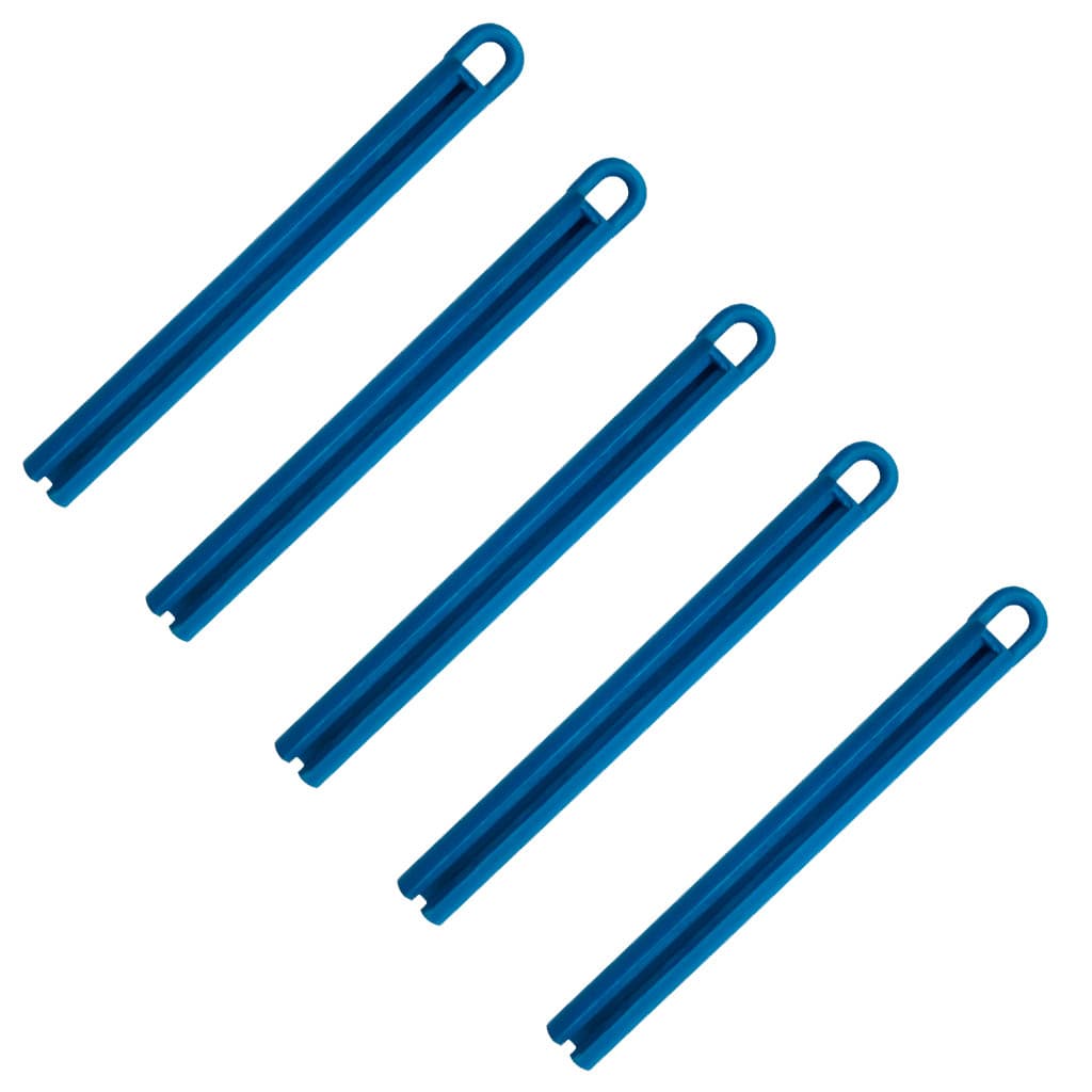 Suporte para Taco de Sinuca Bilhar Individual Borracha Longo - 05 Unidades