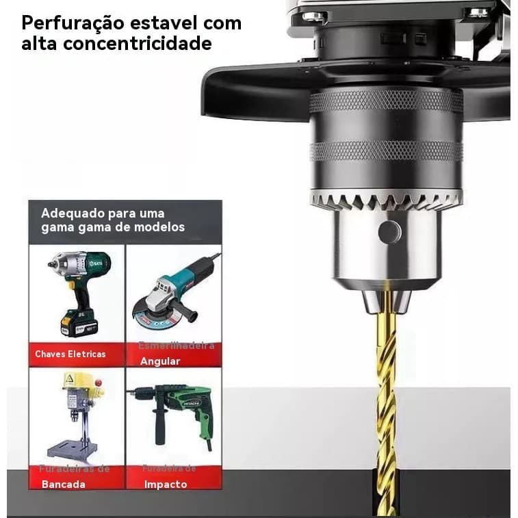Parafusadeira Impacto 13mm Mandril C/ Soquete Adaptador 1/2