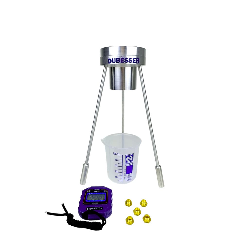 VISCOSIMETRO COPO FORD COMPLETO + CRONOMETRO + BEKER laboratório análises clínicas pesquisa científica equipamento