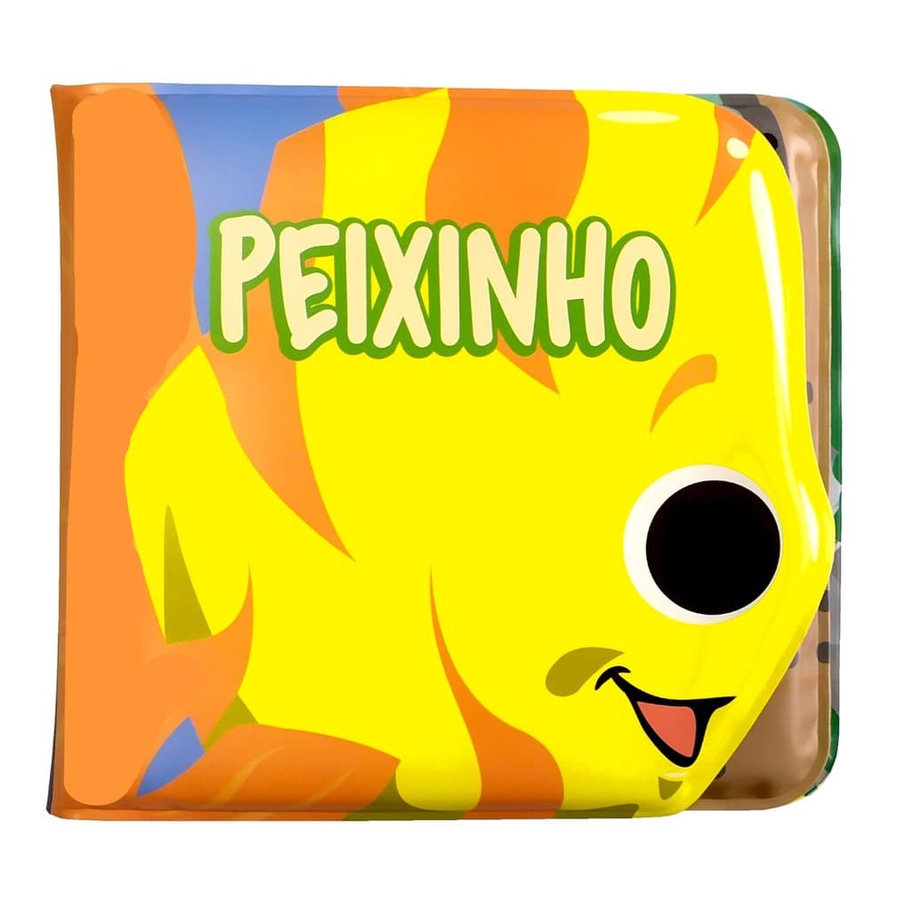 Livro Peixinho da Coleção Amiguinhos do Mar - Livro de Banho com Capa em Formato Recorte, Todolivro