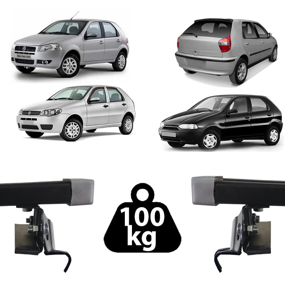 Rack Teto Resistent Sport Fiat Palio 95 a 15 4pt LW222 100kg