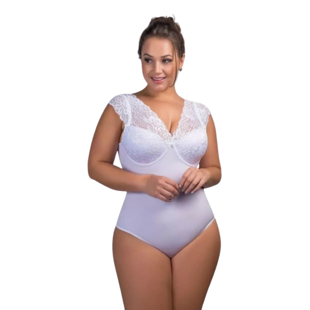 Body Essencial em Renda com Aro com Bojo Luxo Final de Ano Virada