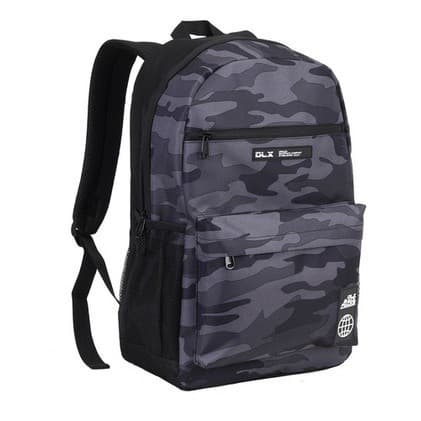 Mochila de Costas Juvenil Camuflada - Mochila Esportiva - Mochila em Nylon com Ziper academia parques