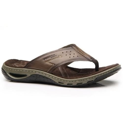 Chinelo Masculino Pegada Em Couro Com Amortecimento 131663