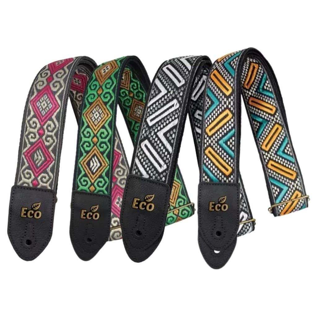 Correia Ecológica Reciclável Para Violão Guitarra Eco Jacq Ecostrap