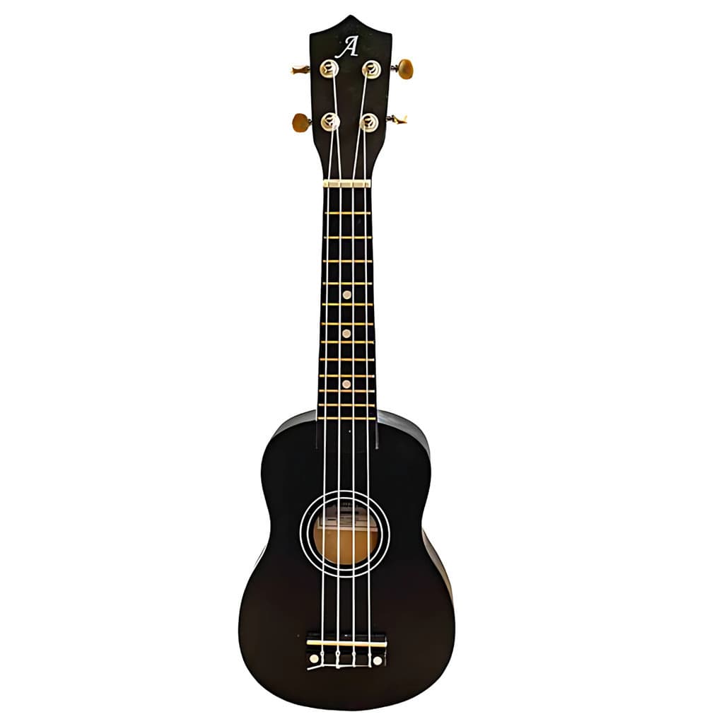 Ukulele Acústico Nylon Andaluz Soprano Uks01 Preto Premium