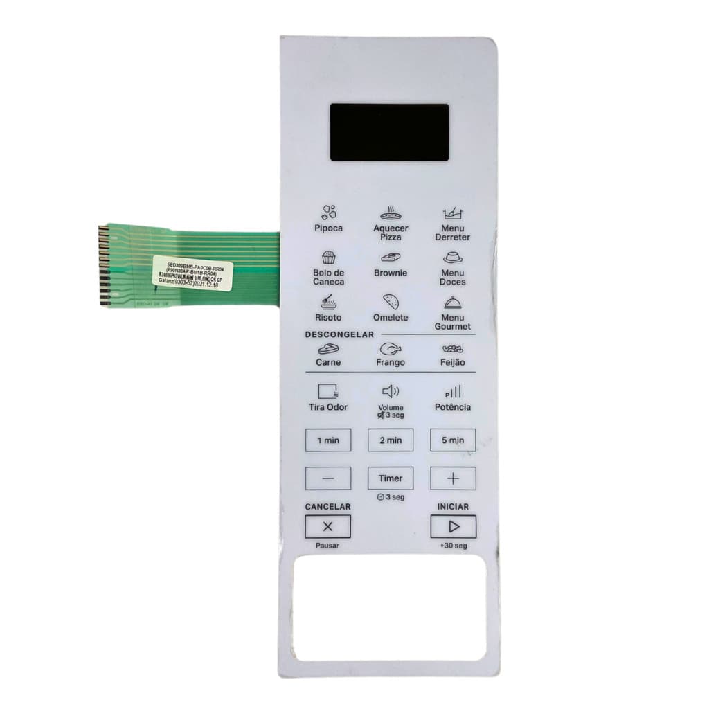 Membrana Microondas Brastemp Bms46ab Branca P90N30AP