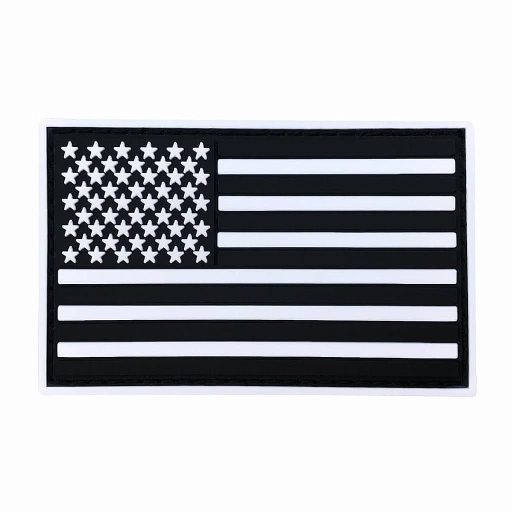 Patch Bandeira USA Black Rapina