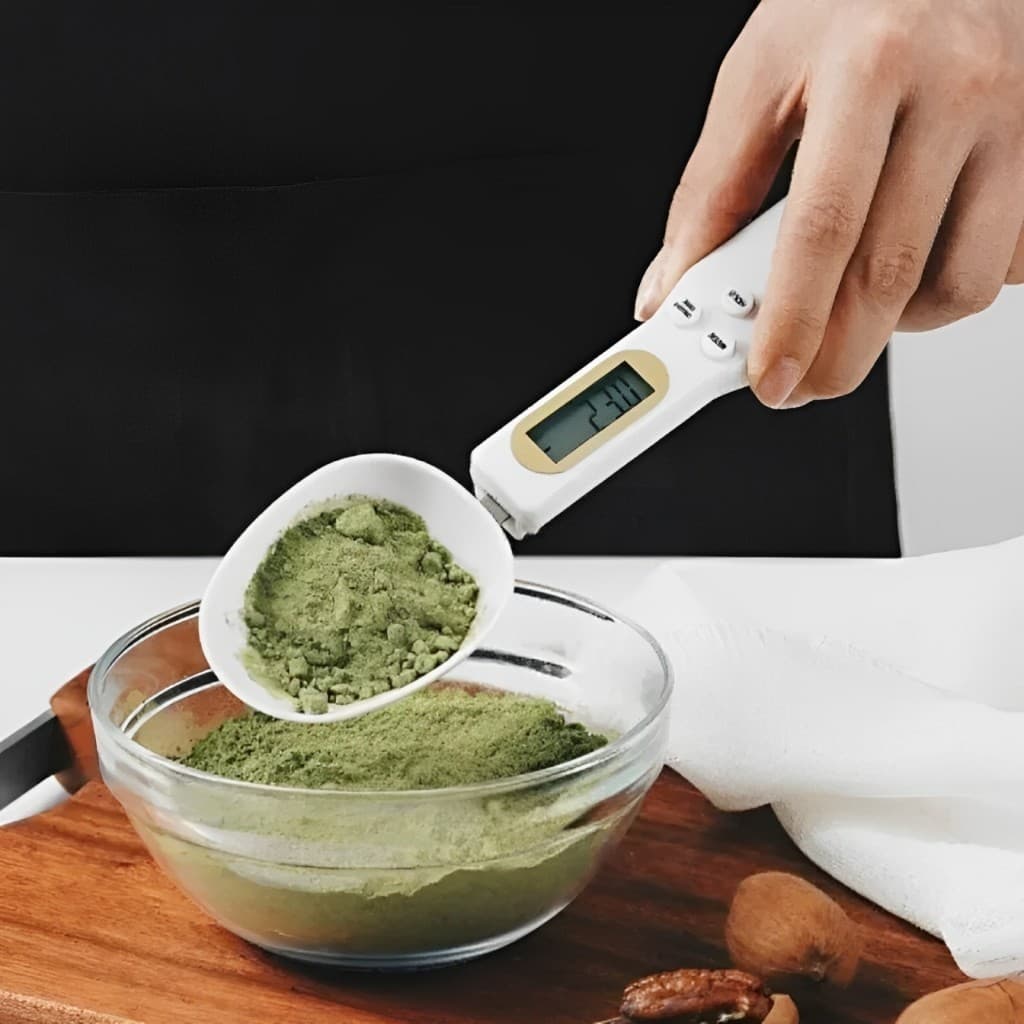 Colher Digital Medidora Balança 500g  mede sólidos e líquidos Colheres de Medição farmácias