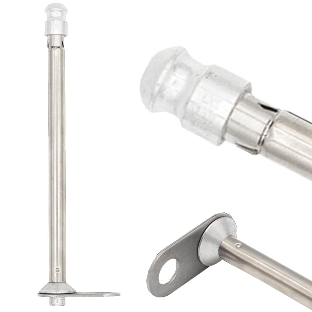 Antena Corta Pipa Moto Retrátil Retrovisor Aço Inox Pta Mf6