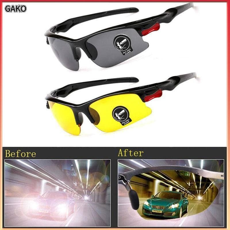 Óculos De Sol Para Dirigir Noturno Homens , Antirreflexo De Segurança HD , Visão Noturna , Quadrados Mulheres