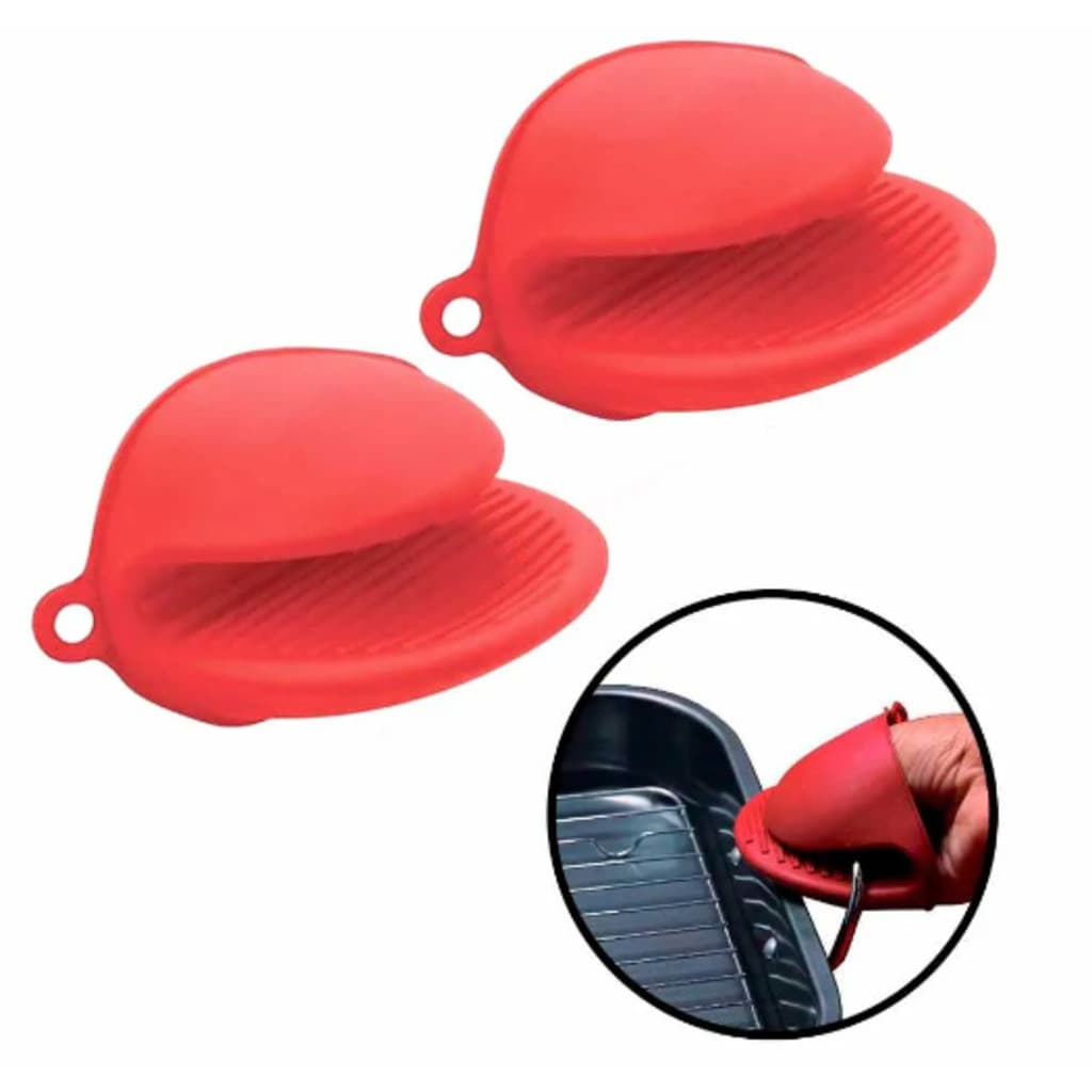 Luva Silicone Para Cozinha Bico De Pato Térmica - Sortidas 11cm