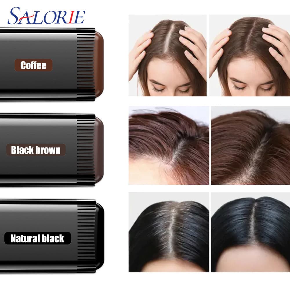 Pente De Tintura De Cabelo , À Prova D'água E De Suor , Não É Fácil De Desbotar , Cobre Cabelos Grisalhos , T