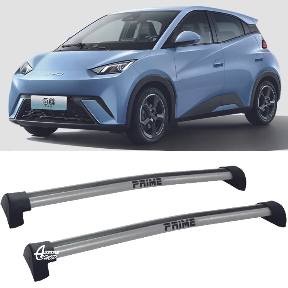 Rack Teto Aluminio Prime BYD Dolphin Mini PRATA PR327