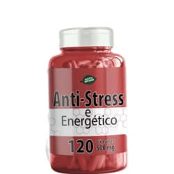 Anti stress e energetico 100% natural 120 capsulas de 500 mg  1,2 e 3 potes NatuErvas