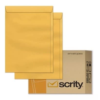 Envelope Saco A4 22x32cm 100 UND Kraft Pardo
