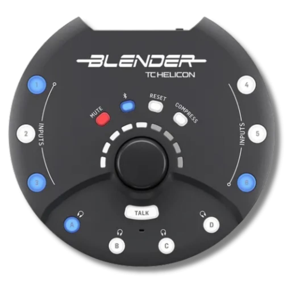 Interface De Audio Blender TC Helicon Mixer Usb