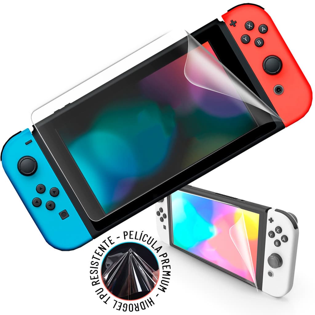 Pelicula para Switch/ Switch 2/ Switch lite/ Switch Oled Gamer Hidrogel Invisível, Fosca ou Priva