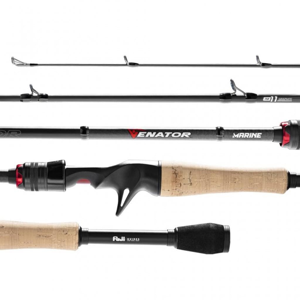 Vara de Pesca Marine Venator VNT-C602MF 1,83m 12-17lb 2 Partes para Carretilha