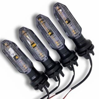 KIT C/ 04 Seta Pisca Led CB 250 Twister Xre Titan Fan Kit Completo