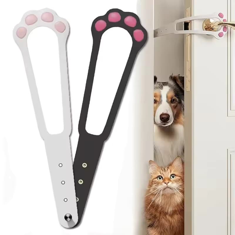 Trava De Suporte De Porta De Gato Ajustável , Rolha Cachorro , Elástica , Alça De Flexível